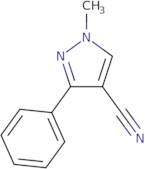 1-Methyl-3-phenyl-1H-pyrazole-4-carbonitrile