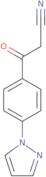 3-Oxo-3-[4-(1H-pyrazol-1-yl)phenyl]propanenitrile