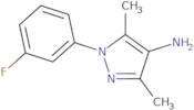 1-(3-Fluorophenyl)-3,5-dimethyl-1H-pyrazol-4-amine