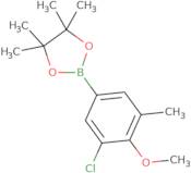 2-(3-Chloro-4-methoxy-5-methylphenyl)-4,4,5,5-tetramethyl-1,3,2-dioxaborolane