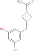 1-{3-[(3,5-Dihydroxyphenyl)methyl]azetidin-1-yl}ethan-1-one