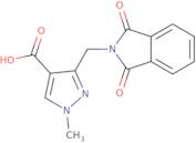 3-[(1,3-Dioxo-2,3-dihydro-1H-isoindol-2-yl)methyl]-1-methyl-1H-pyrazole-4-carboxylic acid
