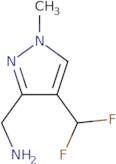 [4-(Difluoromethyl)-1-methyl-1H-pyrazol-3-yl]methanamine