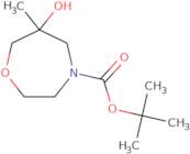 Tert-Butyl 6-Hydroxy-6-Methyl-1,4-Oxazepane-4-Carboxylate