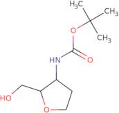 tert-Butyl N-[(2S,3S)-2-(hydroxymethyl)tetrahydrofuran-3-yl]carbamate