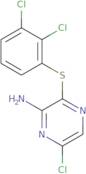 6-Chloro-3-((2,3-dichlorophenyl)thio)pyrazin-2-amine