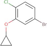 4-Bromo-1-chloro-2-cyclopropoxybenzene