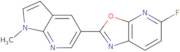 5-Fluoro-2-(1-methyl-1H-pyrrolo(2,3-B)pyridin-5-yl)oxazolo(5,4-B)pyridine