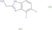 (4,5-Difluoro-1H-1,3-benzodiazol-2-yl)methanamine dihydrochloride
