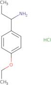 [1-(4-Ethoxyphenyl)propyl]amine hydrochloride