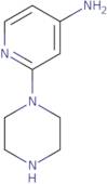 2-(Piperazin-1-yl)pyridin-4-amine