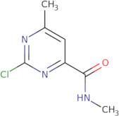 2-Chloro-N,6-dimethylpyrimidine-4-carboxamide