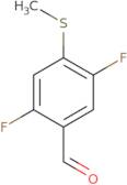 2,5-Difluoro-4-methylsulfanylbenzaldehyde