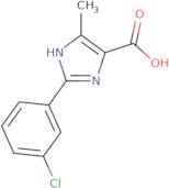 2-(3-Chlorophenyl)-5-methyl-1H-imidazole-4-carboxylic acid