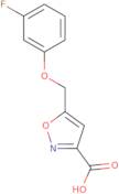 5-(3-Fluorophenoxymethyl)-1,2-oxazole-3-carboxylic acid