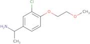 1-[3-Chloro-4-(2-methoxy-ethoxy)-phenyl]-ethylamine