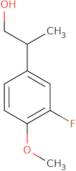 2-(3-Fluoro-4-methoxyphenyl)propan-1-ol