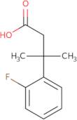 3-(2-Fluorophenyl)-3-methylbutanoic acid