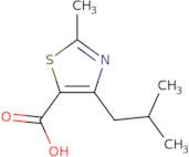 2-Methyl-4-(2-methylpropyl)-1,3-thiazole-5-carboxylic acid