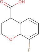 8-Fluoro-3,4-dihydro-2H-1-benzopyran-4-carboxylic acid