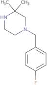1-[(4-Fluorophenyl)methyl]-3,3-dimethylpiperazine