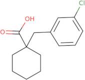 1-[(3-Chlorophenyl)methyl]cyclohexane-1-carboxylic acid