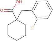 1-[(2-Fluorophenyl)methyl]cyclohexane-1-carboxylic acid