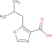 5-(2-Methylpropyl)-1,3-oxazole-4-carboxylic acid