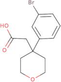 2-[4-(3-Bromophenyl)-tetrahydro-2H-pyran-4-yl]acetic acid