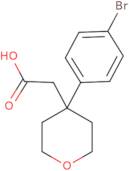 2-[4-(4-Bromophenyl)-tetrahydro-2H-pyran-4-yl]acetic acid