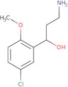 3-Amino-1-(5-chloro-2-methoxyphenyl)propan-1-ol