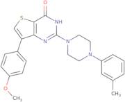 7-(4-Methoxyphenyl)-2-[4-(3-methylphenyl)piperazin-1-yl]thieno[3,2-d]pyrimidin-4(3H)-one