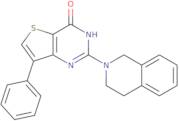 2-(3,4-Dihydroisoquinolin-2(1H)-yl)-7-phenylthieno[3,2-d]pyrimidin-4(3H)-one