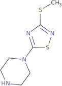 1-[3-(Methylsulfanyl)-1,2,4-thiadiazol-5-yl]piperazine