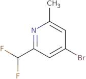 4-Bromo-2-(difluoromethyl)-6-methylpyridine