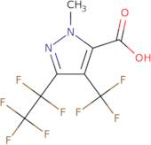 1-Methyl-3-(pentafluoroethyl)-4-(trifluoromethyl)-1H-pyrazole-5-carboxylic acid
