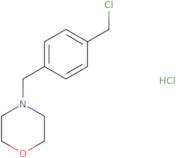 4-{[4-(Chloromethyl)phenyl]methyl}morpholine hydrochloride