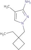 1-[(1-Ethylcyclobutyl)methyl]-4-methylpyrazol-3-amine