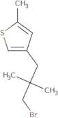 4-(3-Bromo-2,2-dimethylpropyl)-2-methylthiophene