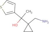 1-[1-(Aminomethyl)cyclopropyl]-1-thiophen-3-ylethanol