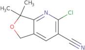 2-Chloro-7,7-dimethyl-5H,7H-furo[3,4-b]pyridine-3-carbonitrile