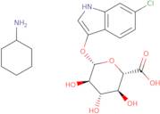 6-Chloro-3-indoxyl-beta-D-glucuronic acid, cyclohexylammonium salt