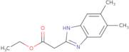 Ethyl 2-(5,6-dimethyl-1H-1,3-benzodiazol-2-yl)acetate