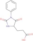 3-(2,5-Dioxo-1-phenylimidazolidin-4-yl)propanoic acid