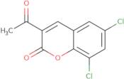 3-Acetyl-6,8-dichloro-2H-chromen-2-one