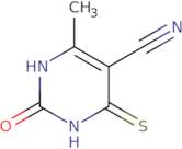 6-Methyl-2-oxo-4-sulfanyl-1,2-dihydropyrimidine-5-carbonitrile