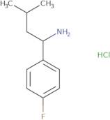 1-(4-Fluorophenyl)-3-methylbutan-1-amine hydrochloride