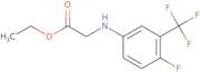 Ethyl 2-([4-fluoro-3-(trifluoromethyl)phenyl]amino)acetate