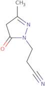 3-(3-Methyl-5-oxo-4,5-dihydro-1H-pyrazol-1-yl)propanenitrile