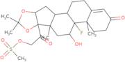 1,2-Dihydrotriamcinolone-16,17-acetonide-21-mesylate